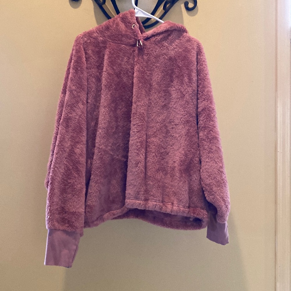 Old navy pink fuzzy jacket